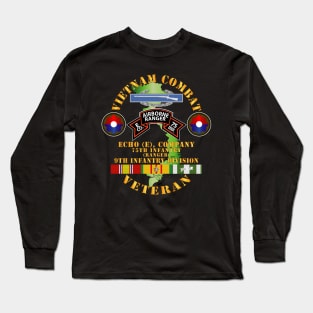 Vietnam Combat Vet - E Co 75th Infantry (Ranger) - 9th ID SSI Long Sleeve T-Shirt